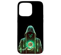 Crypto Hooded Mage Digital Coin Energy Case for iPhone 15 Pro Max