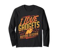 Crypto Investor Bitcoin Fan Tech Geek Gadgets Lover Life Long Sleeve T-Shirt