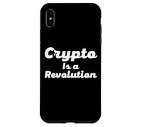 Crypto Is a Revolution Cryptocurrency Is The Future Of Money Case for iPhone XS Max