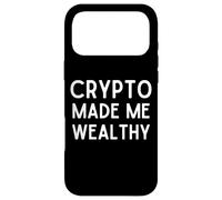 Crypto Made Me Wealthy Cryptocurrency Trading Blockchain Case for iPhone 17 Pro Max