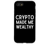 Crypto Made Me Wealthy Cryptocurrency Trading Blockchain Case for iPhone SE (2020) / 7/8