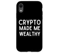 Crypto Made Me Wealthy Cryptocurrency Trading Blockchain Case for iPhone XR