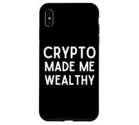 Crypto Made Me Wealthy Cryptocurrency Trading Blockchain Case for iPhone XS Max
