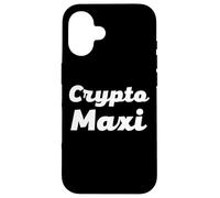 Crypto Maxi Funny Blockchain Cryptocurrency Money Maximalist Case for iPhone 16