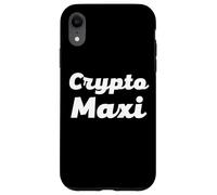 Crypto Maxi Funny Blockchain Cryptocurrency Money Maximalist Case for iPhone XR