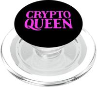 Crypto Queen For Women in Cryptocurrency Blockchain Sector PopSockets PopGrip for MagSafe