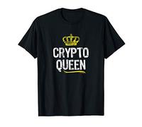 Crypto Queen Women Girls Cryptocurrency Currency Funny Gift T-Shirt