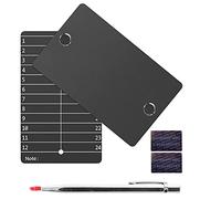 Crypto Seed Storage, Bitcoin Wallet, Cold Wallet Backup- BIP39 12 or 24 Words Recovery Phrase Backup with Engraving Pen(Double) (Grey)