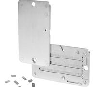 Crypto Seed Storage, Crypto Stanless Steel Capsule Metal Wallet, Cold Storage Backup, 24 Words Bitcoin Key Phrase Storage, Steel Plate, Compatible with Ledger, Trezor, KeepKey