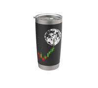 Crypto Trader - Bitcoin to The Moon Cryptocurrency Trading Stainless Steel Insulated Tumbler