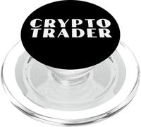 Crypto Trader Cryptocurrency Blockchain Crypto Coin Trading PopSockets PopGrip for MagSafe