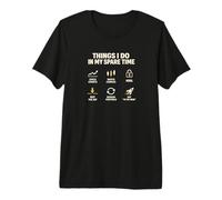 Crypto Trader Things I Do in My Spare Time Premium T-Shirt