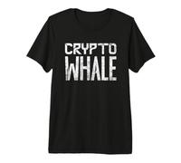 Crypto Whale Cryptocurrency Bitcoin-Ethereum-Litecoin DeFi Premium T-Shirt