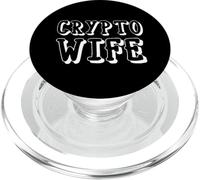 Crypto Wife For Cryptocurrency Women In Web 3 NFT DeFi PopSockets PopGrip for MagSafe