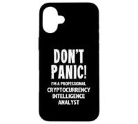Cryptocurrency Intelligence Analyst Case for iPhone 16 Plus