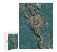 Cryptocurrency Mining Marble Wall Art Puzzle 1000 Teile Schwer Puzzle Spielzeug Lernspiel Impossible Herausforderungsspielzeug Für Erwachsene Kinder 500 PCS
