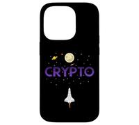 Cryptocurrency Space Rocket Crypto Go Up Only In Crypto Case for iPhone 14 Pro
