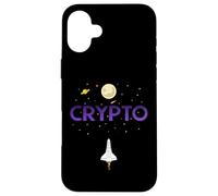 Cryptocurrency Space Rocket Crypto Go Up Only In Crypto Case for iPhone 16 Plus