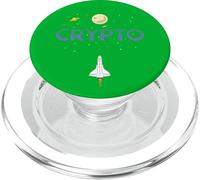 Cryptocurrency Space Rocket Crypto Go Up Only In Crypto PopSockets PopGrip for MagSafe