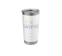 Cryptocurrency Space Rocket Crypto Go Up Only in Crypto Stainless Steel Insulated Tumbler