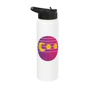 Cryptocurrency Swallows Dollars and Euros Currency Miners Stainless Steel Insulated Water Bottle