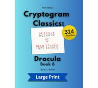 Cryptogram Classics: Dracula, Book 6 (Large Print)