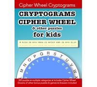 Cryptograms Cipher Wheel & other puzzles for kids: Education resources by Bounce Learning Kids