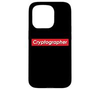 Cryptographer Costume For Expert Crypto Cryptography Coders Case for iPhone 15 Pro
