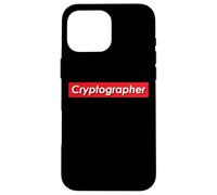 Cryptographer Costume For Expert Crypto Cryptography Coders Case for iPhone 16 Pro Max