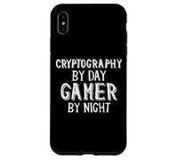 Cryptography By Day Gamer By Night Costumes For Cryptography Case for iPhone XS Max
