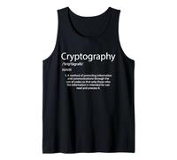 Cryptography Definition Encryption Bitcoin Cryptographic Key Tank Top