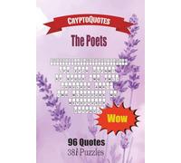 CryptoQuotes - The Poets: Challenging Cryptograms for Adults