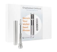 Cryptosteel Capsule - The Mother of All Backups. Cryptosteel Capsule Seed Phrase Storage (Capsule Solo)