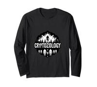 Cryptozology Monsters Bigfoot Mothman Loch Ness Chupacabra Long Sleeve T-Shirt