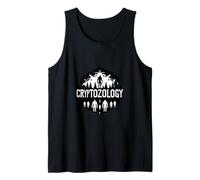 Cryptozology Monsters Bigfoot Mothman Loch Ness Chupacabra Tank Top