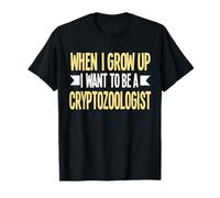 Cryptozoologist Pseudoscience Future Cryptozoology Expert T-Shirt
