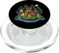 Cryptozoology Cryptid Creatures Bigfoot Jackalope Werewolf PopSockets PopGrip for MagSafe