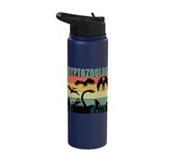 Cryptozoology Cryptid Monsters Folk Creatures Cryptid Retro Stainless Steel Insulated Water Bottle