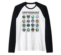 Cryptozoology Cryptids and Legendary Creatures Folklore Raglan Baseball Tee