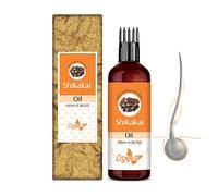 Crysalis Shikakai (Acacia concinna) Oil with Comb Applicator |100% pure & organic Hair Oil for Longer & Volumized Hair, Promotes Hair Growth, Paraben free -100 ml