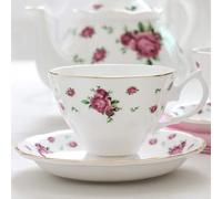 Crysdaralovebi Luxury Tangshan Bone China Cup Saucer Ceramic Coffee Cup Set European English Afternoon Tea Cup Set American Mug Milk Cup (2)