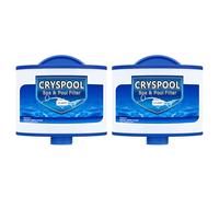 Cryspool® 08001 Filter Compatible with 8CH-951, PBF36, Wellspring 10-2870, 40 Sq. Ft Spa Filter Cartridge, 2 Pack