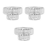 Crystal 2 Tier Clear Ceiling Pendant Shade