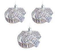 Crystal 3 Tier Interlocking Lamp Shade 31cm Assorted Colours