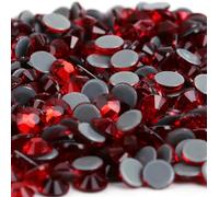 Crystal AB Hotfix Rhinestones Glass Iron On for Nail Art Sewing Fabric Decoretion(Siam,Ss10 1440pcs)
