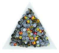 Crystal AB Hotfix Rhinestones Glass Iron On for Nail Art Sewing Fabric Decoretion(Siam Volcano,Ss20 1440pcs)
