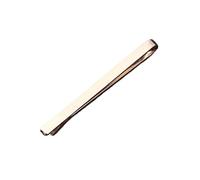 Crystal Accent Tie Clip for Men, Copper Tie Bar with Stone, Wedding and Business Gentleman's Necktie(D-4)