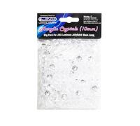 Crystal Accessory Pack for JINX Luminous Jellyfish Lamp- Clear 10mm Acrylic Gems for Ocean-Themed Mood Lamp and Elegant Aquarium Decoration 80g (Pack of 2)