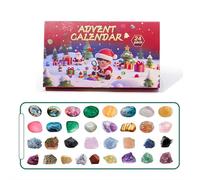 Crystal Advent Calendar 2025,24 Days of Christmas Countdown Fun,Advent Calendar for Adults Unique Educational Way to Count down to Christmas (C)