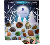 Crystal Advent Calendar 2025-25 days Crystal Calendar - Gemstone Advent Calendar 2025 - UK Seller